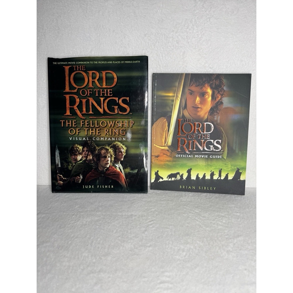 Visual Companion To Lord Of The Rings AND  Lord Of The Rings Oficial Movie Guide